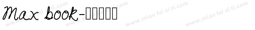 Max book字体转换